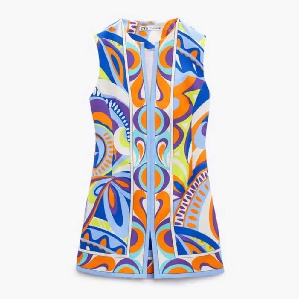 Zara Pucci Inspired Geometric Dress